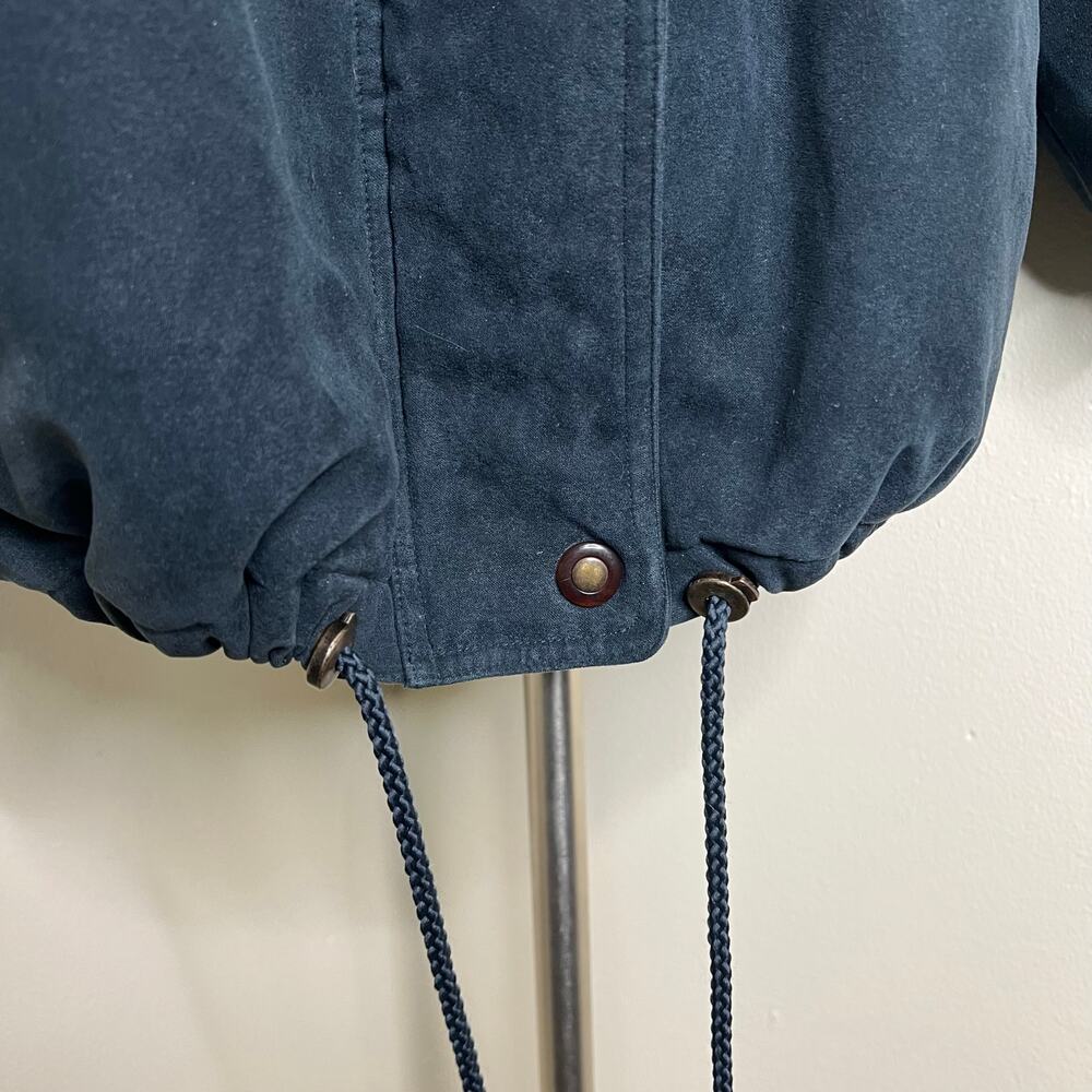 Bromley Sport Thermolite Coat Medium Womens Blue Insulated Full Zip Outdoor Snap - Picture 4 of 11